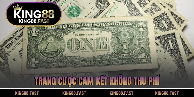 Trang cược cam kết không thu phí